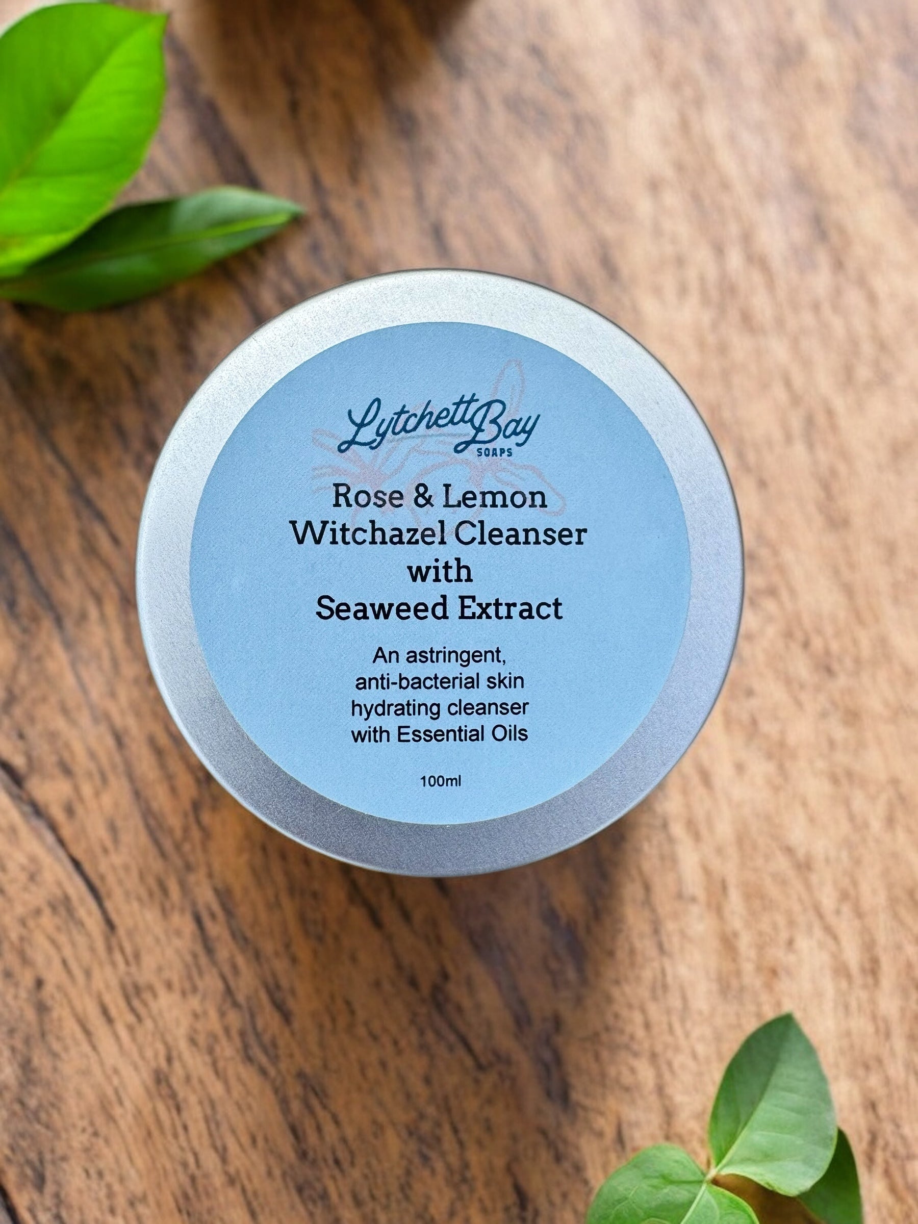 Rose and Lemon Witchazel Cleanser with Seaweed Extract ~ 100ml