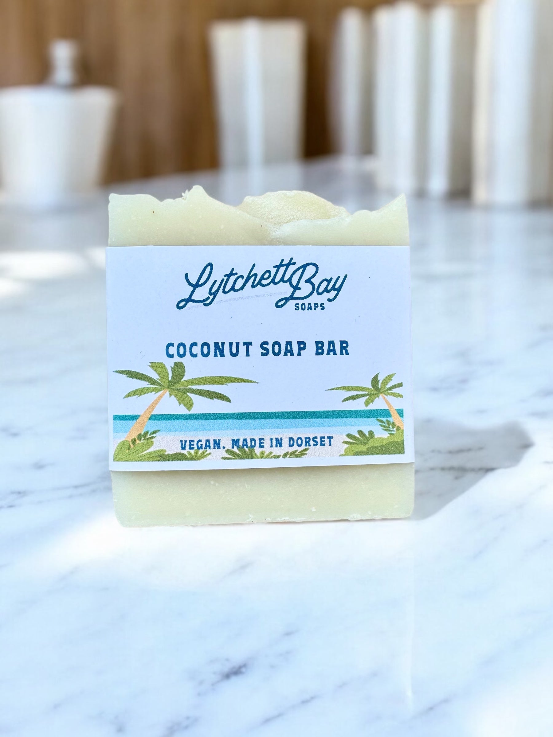 Coconut Soap Bar - with zero allergen coconut fragrance and Kaolin Clay 100g