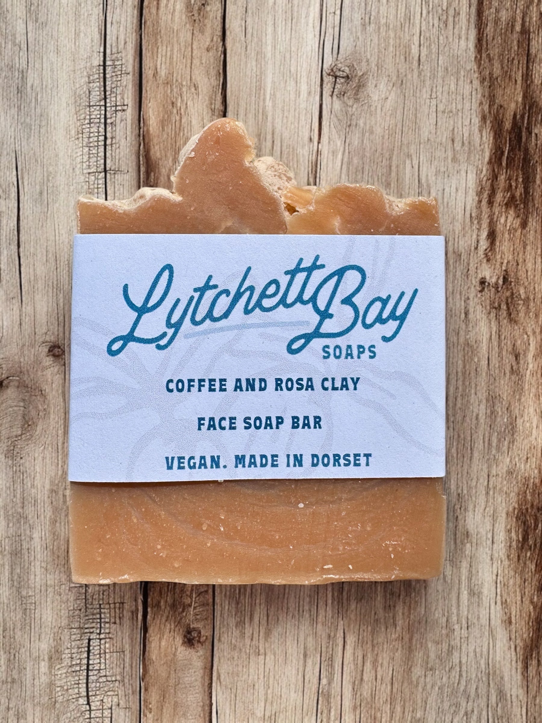 Coffee & Rosa Clay Face Soap with Frankincense, Vanilla, Neroli, Green Coffee Oils & Kaolin Clay