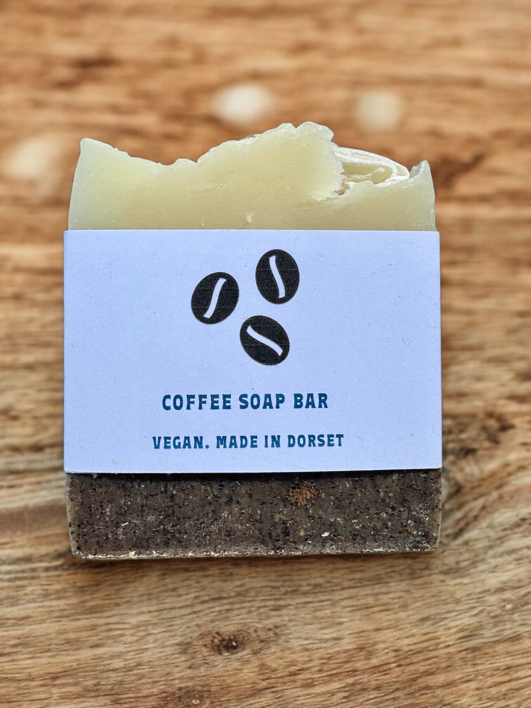 Coffee Soap - with exfoliating coffee grinds, green and roasted coffee oils
