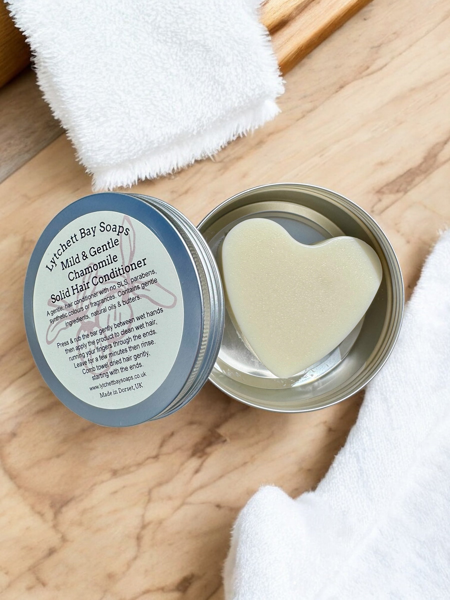 Mild & Gentle Chamomile Solid Hair Conditioner in a tin ~ 50g