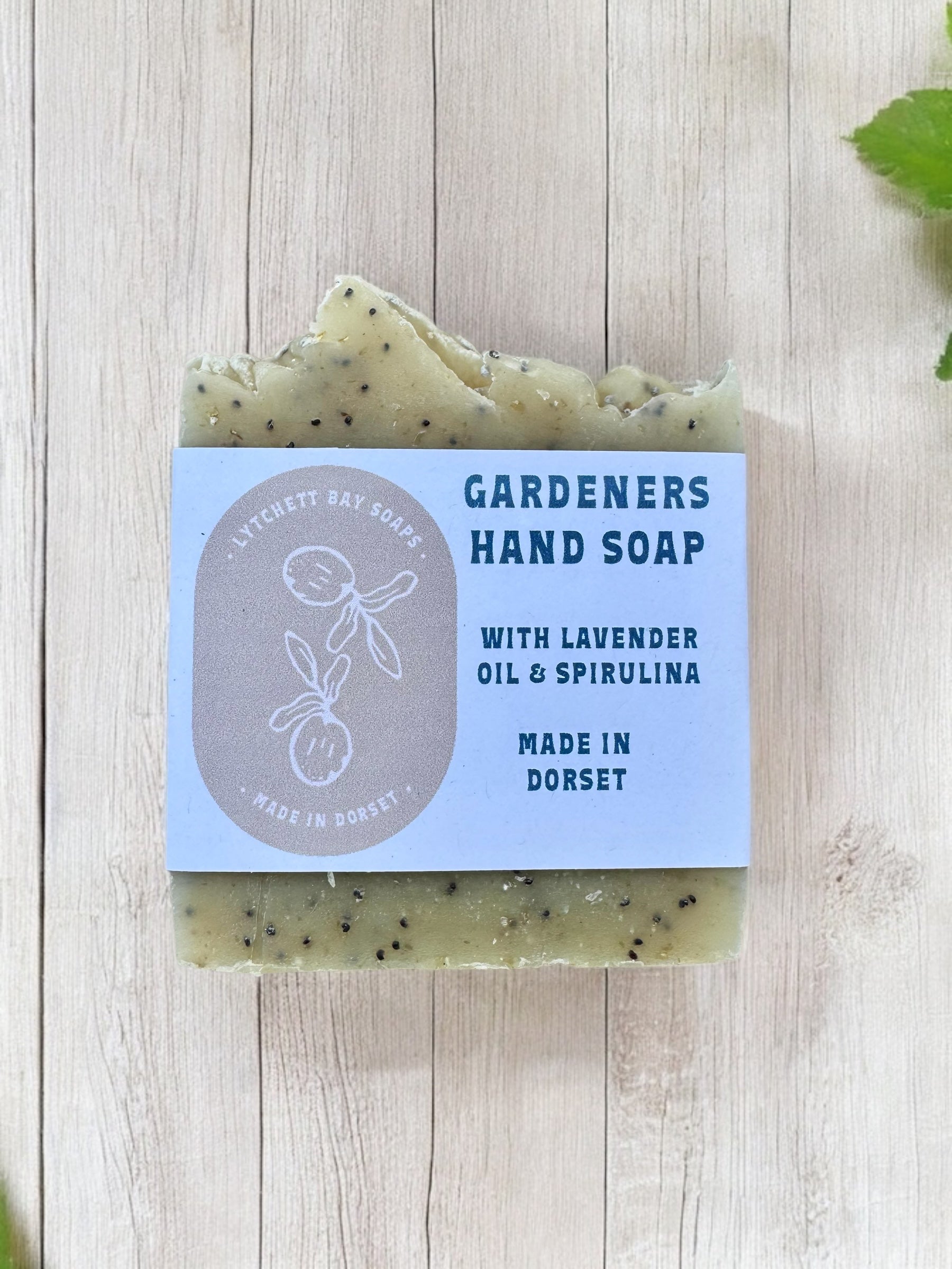 Gardener's Hand Soap - with Poppy Seeds & Oatmeal ~ 100g Bar
