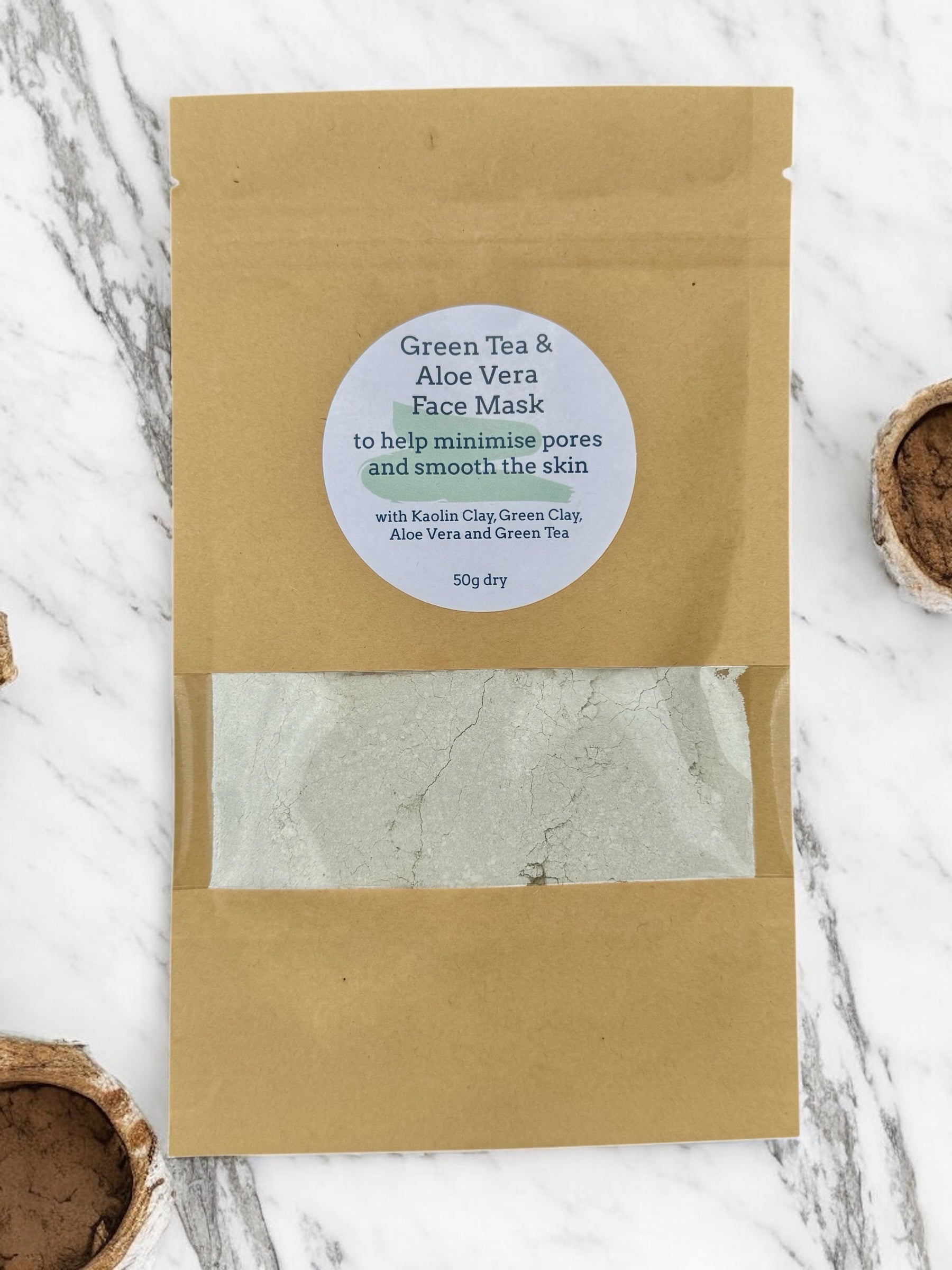 Green Tea & Aloe Vera Face Mask - 50g
