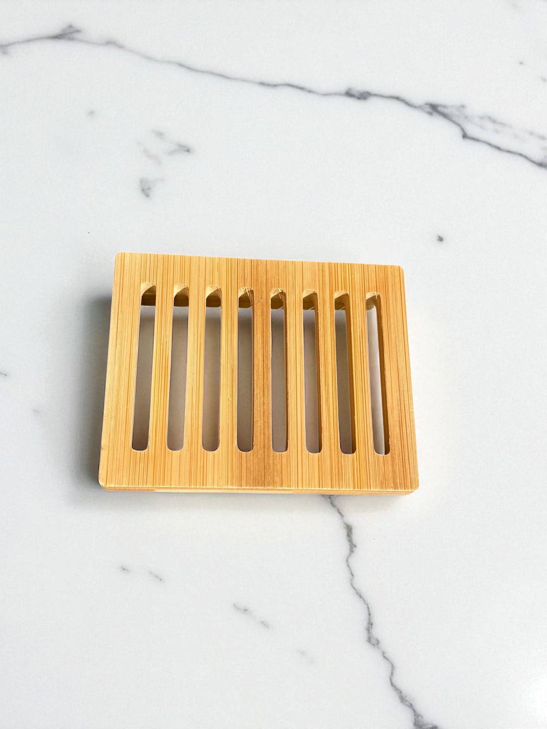 Raised Wooden Soap Dish ~ made from quick growing, sustainable Hemu Wood