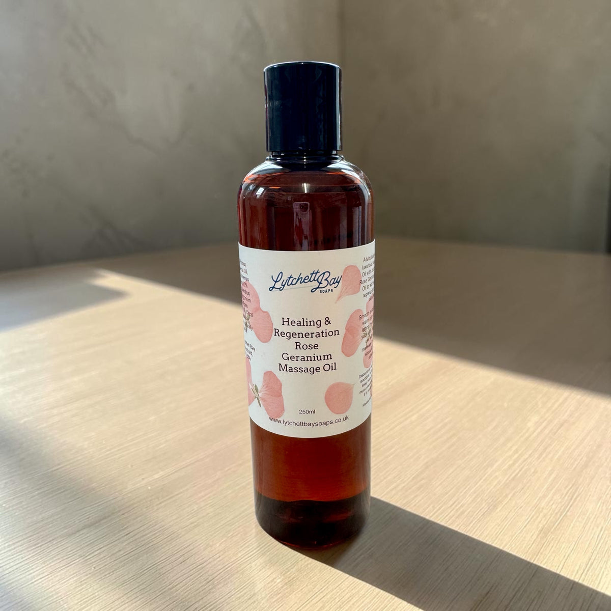 Healing and Regeneration, Rose Geranium Massage, Body Oil - 250ml