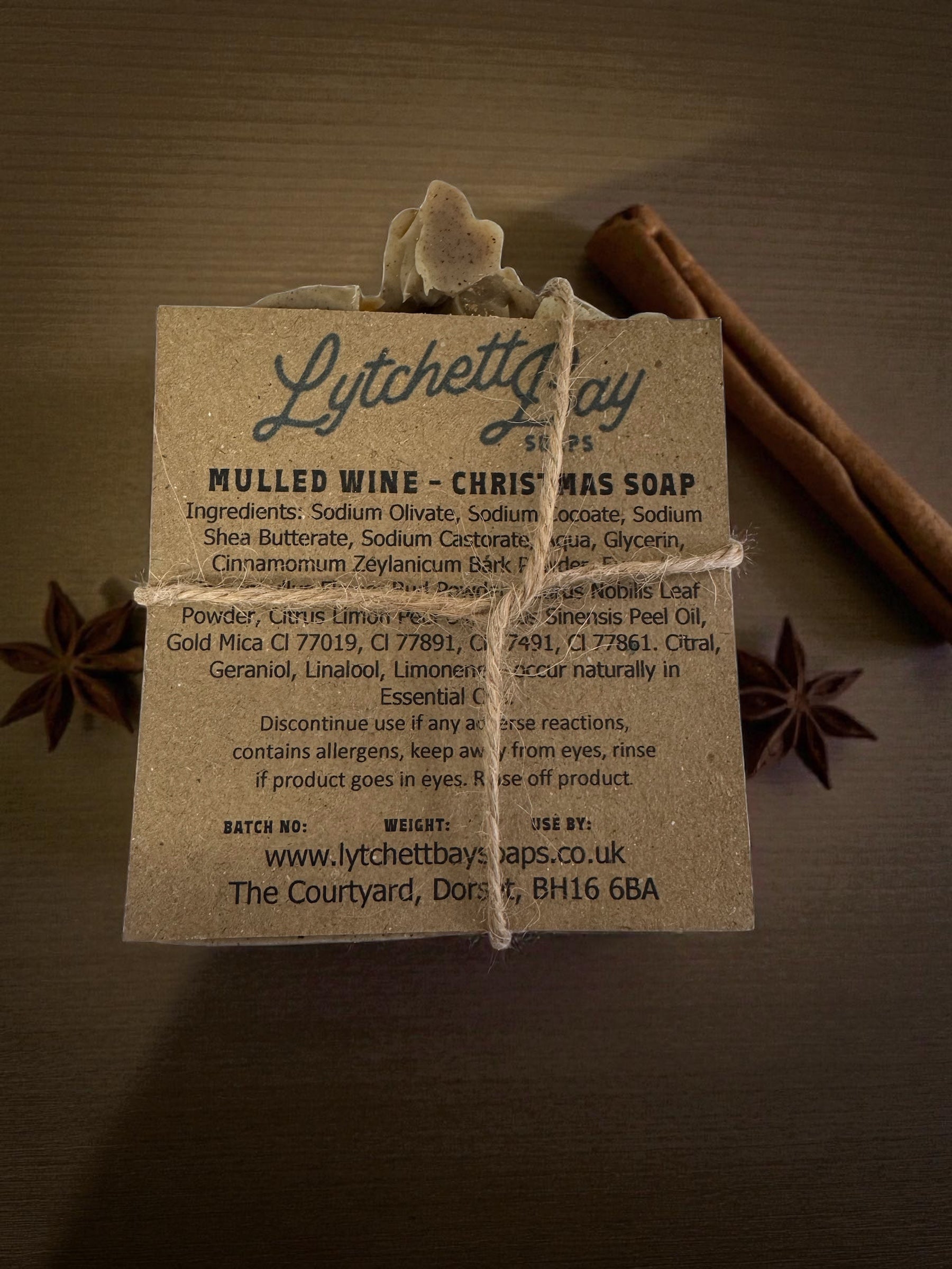 Mulled Wine Christmas Soap Bar - 100g