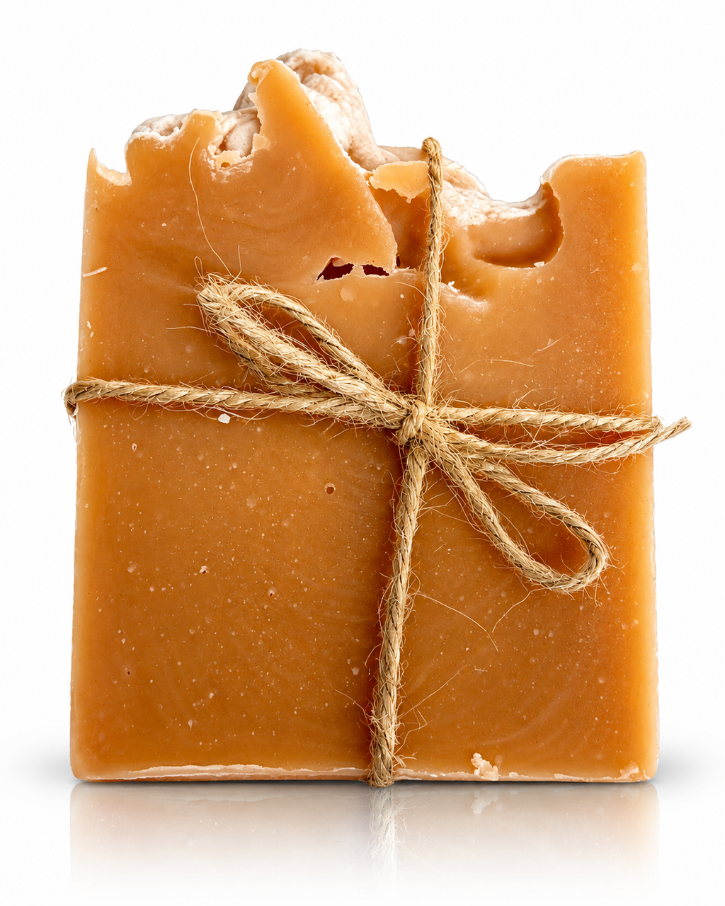 Rustic_Caramel_Soap_with_Twine_Bow