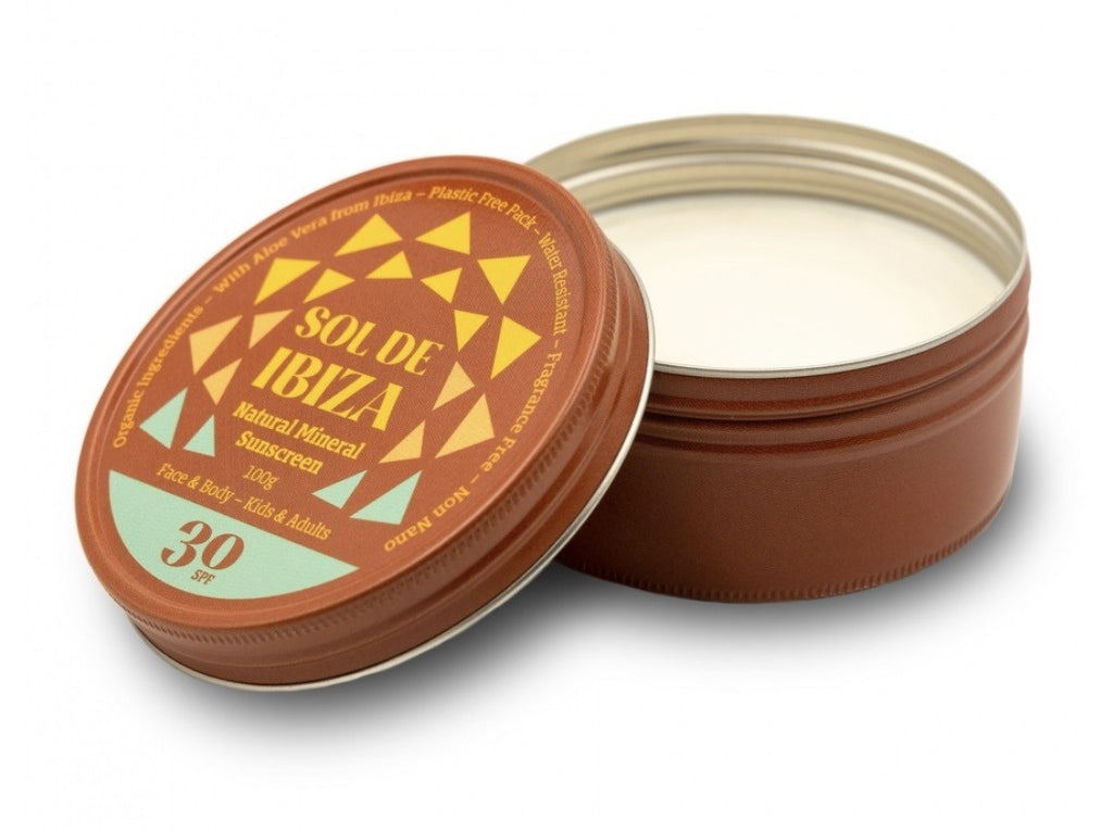 Sol de Ibiza ~ Vegan, Organic Natural Sun Cream - SPF 30