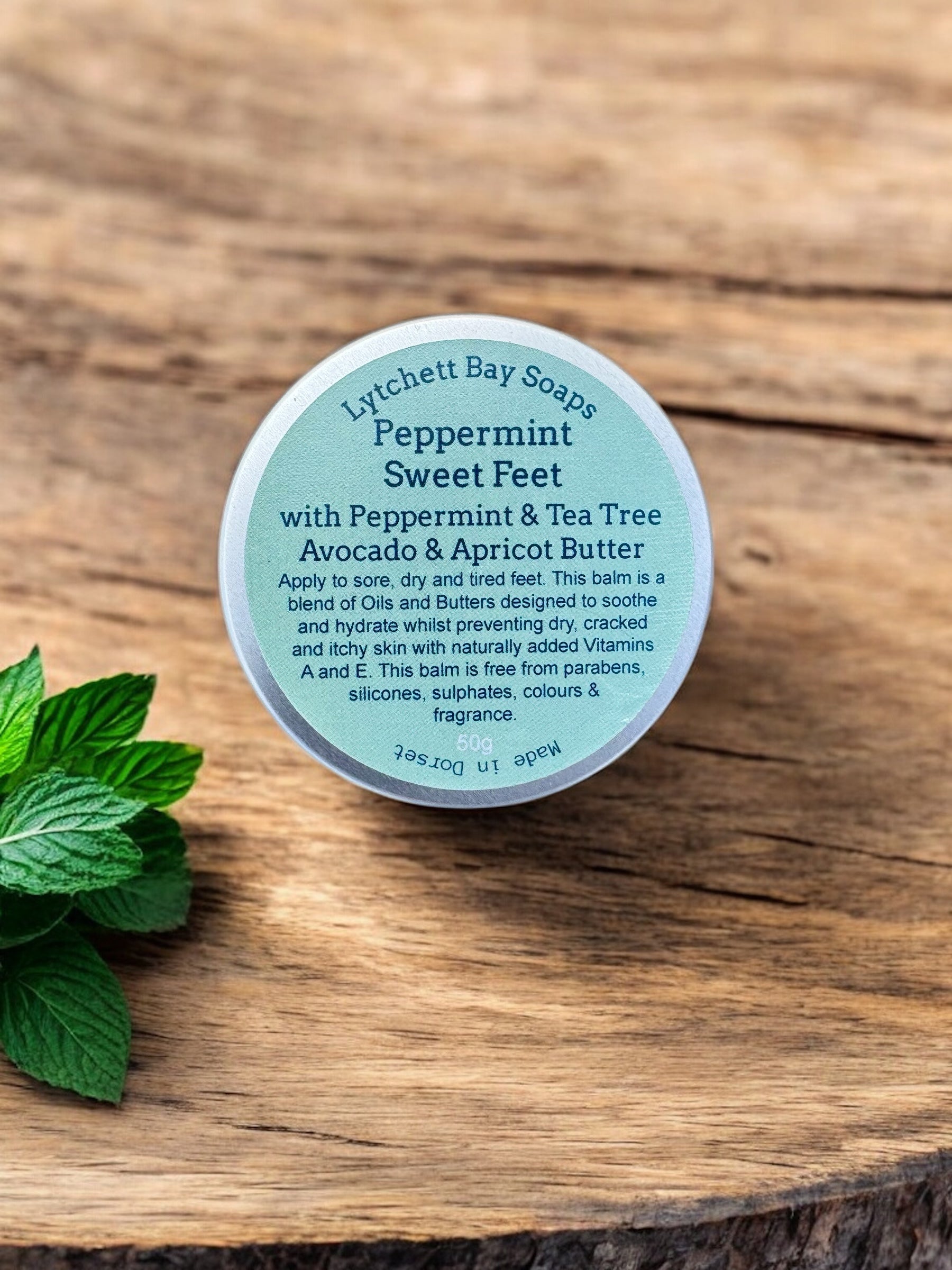 Peppermint Sweet Feet - Natural Foot Balm 50g