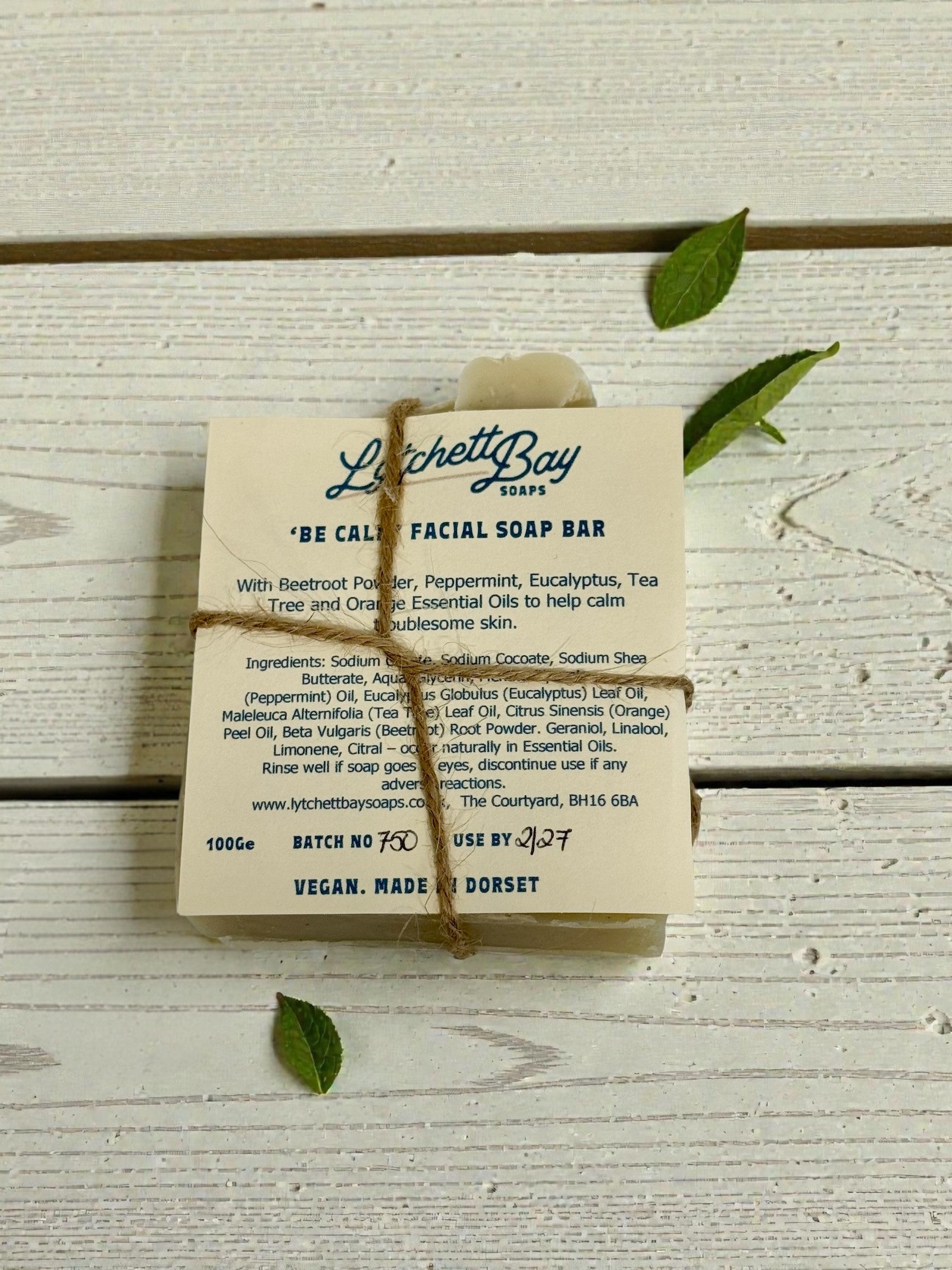 'Be Calm' Face Soap - ideal for troublesome skin