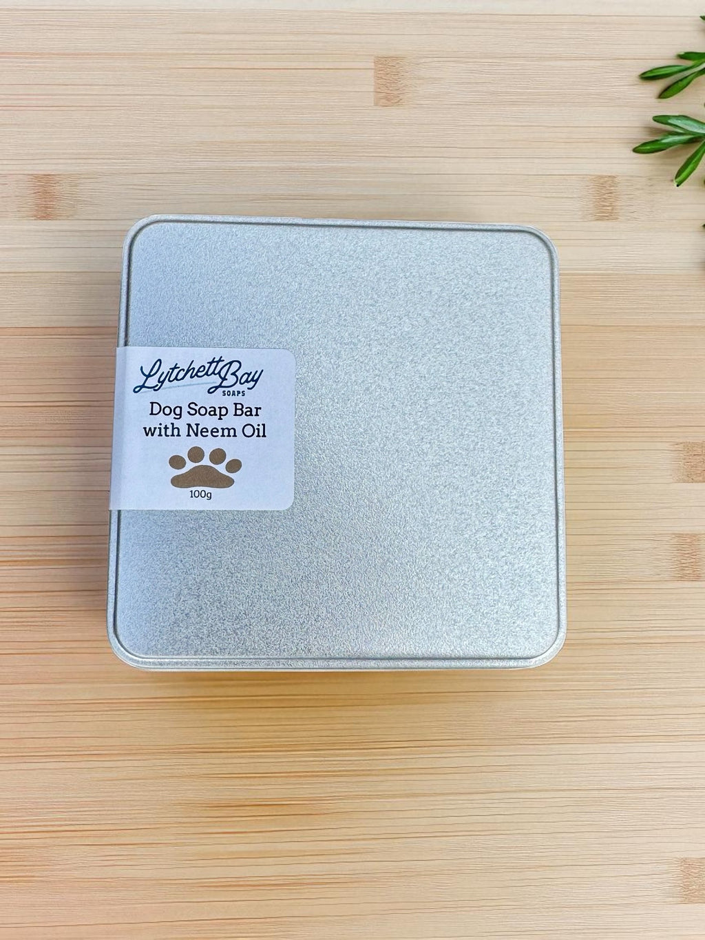Dog Soap with Neem Oil - in a tin