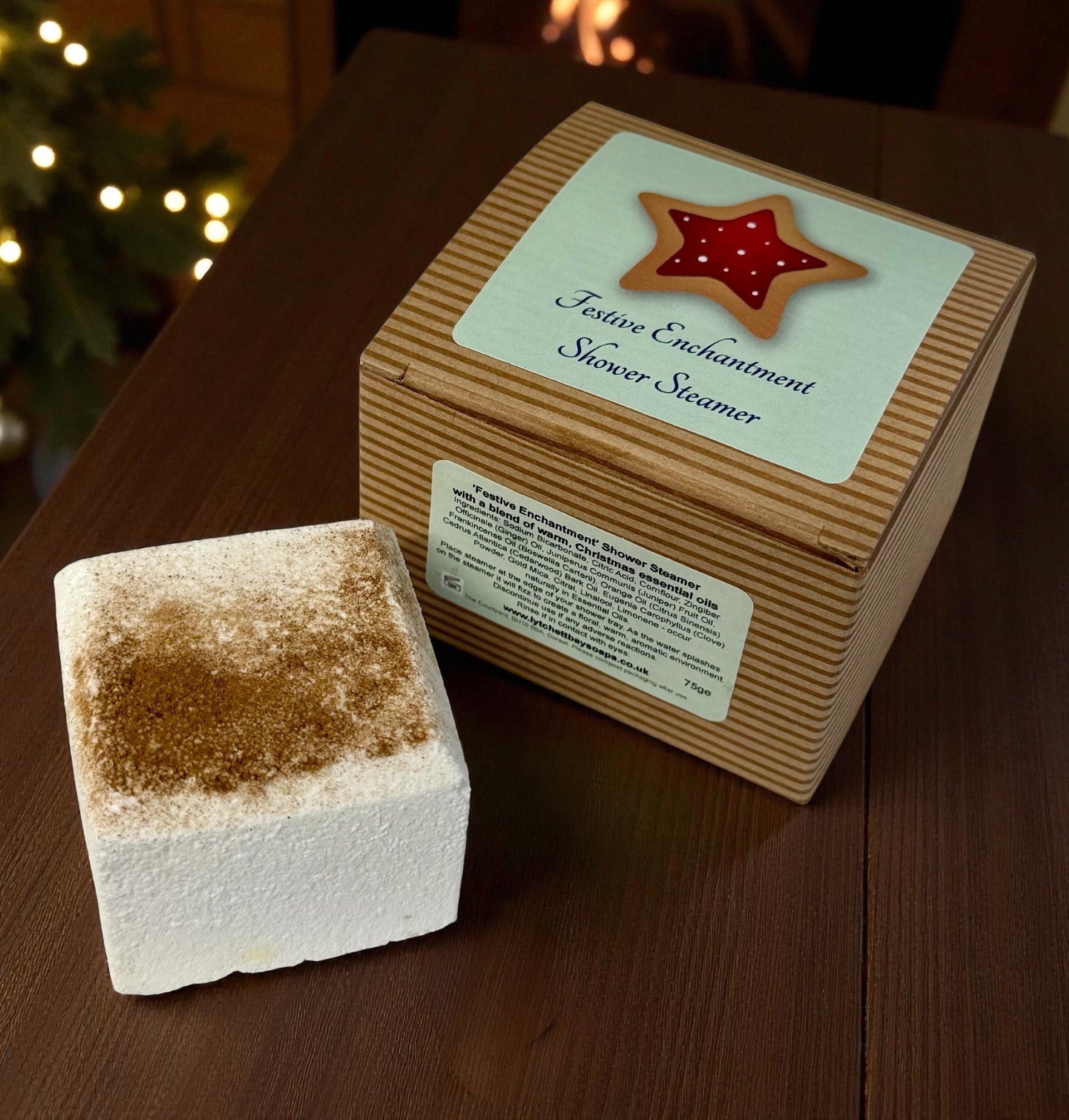 Festive Enchantment Christmas Scents Shower Steamer ~ 75g