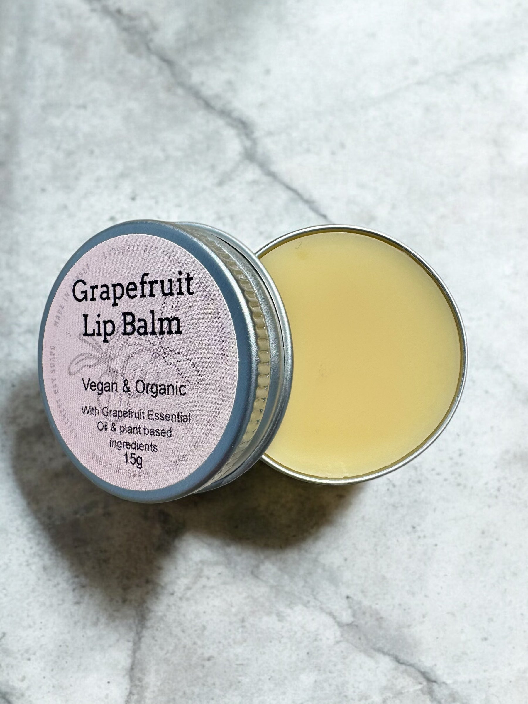 Grapefruit Vegan Lip Balm ~ 15g
