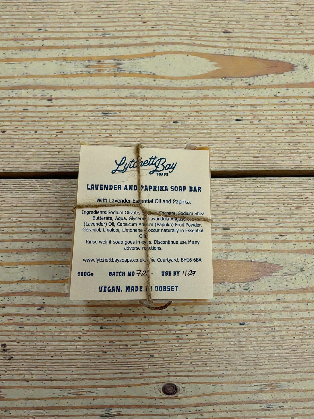 Lavender & Paprika Soap Bar