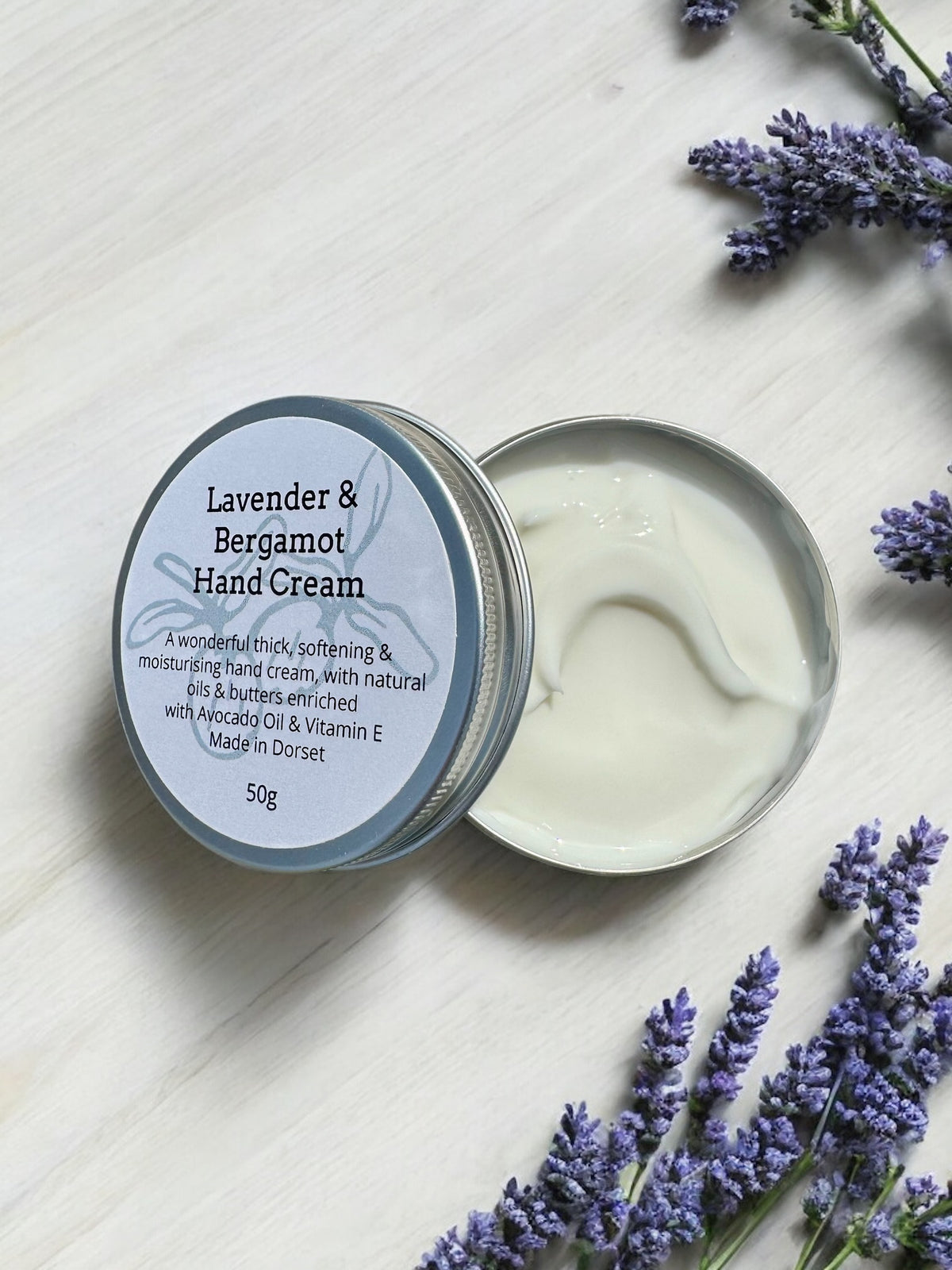 Lavender & Bergamot Hand Cream - 50g