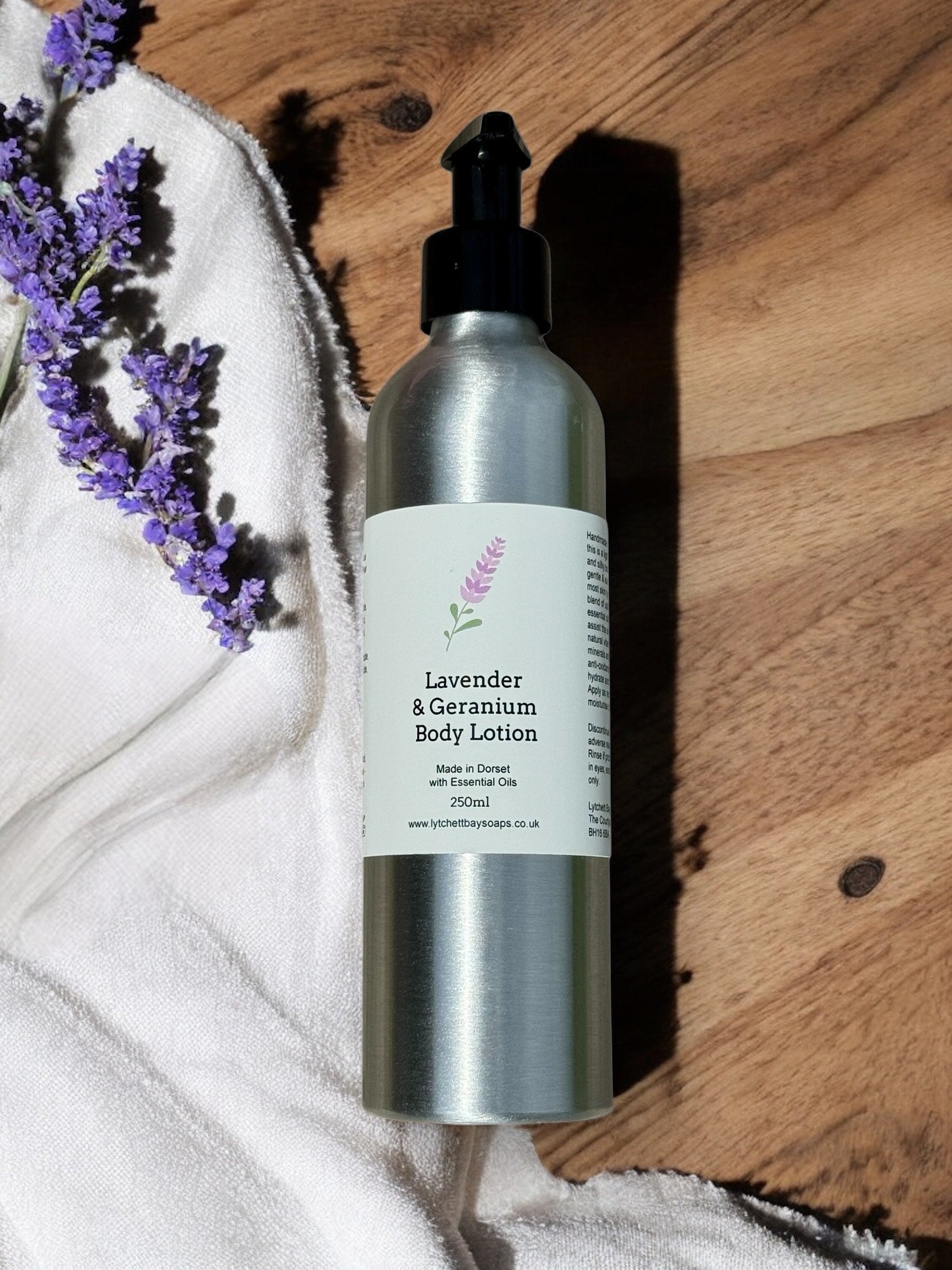 Lavender & Geranium Body Lotion - 250ml