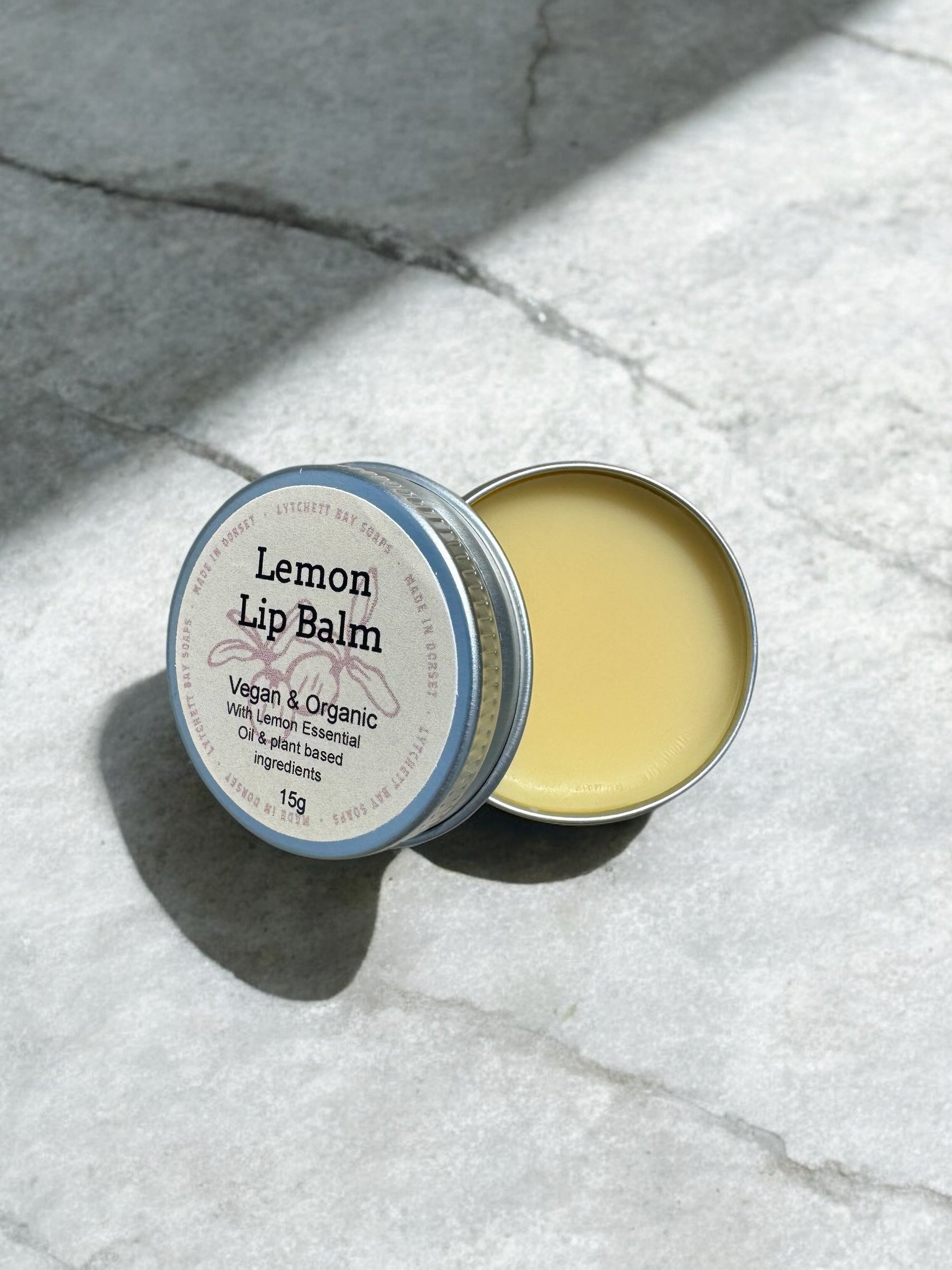 Organic, Vegan Lemon Lip Balm ~ 15g