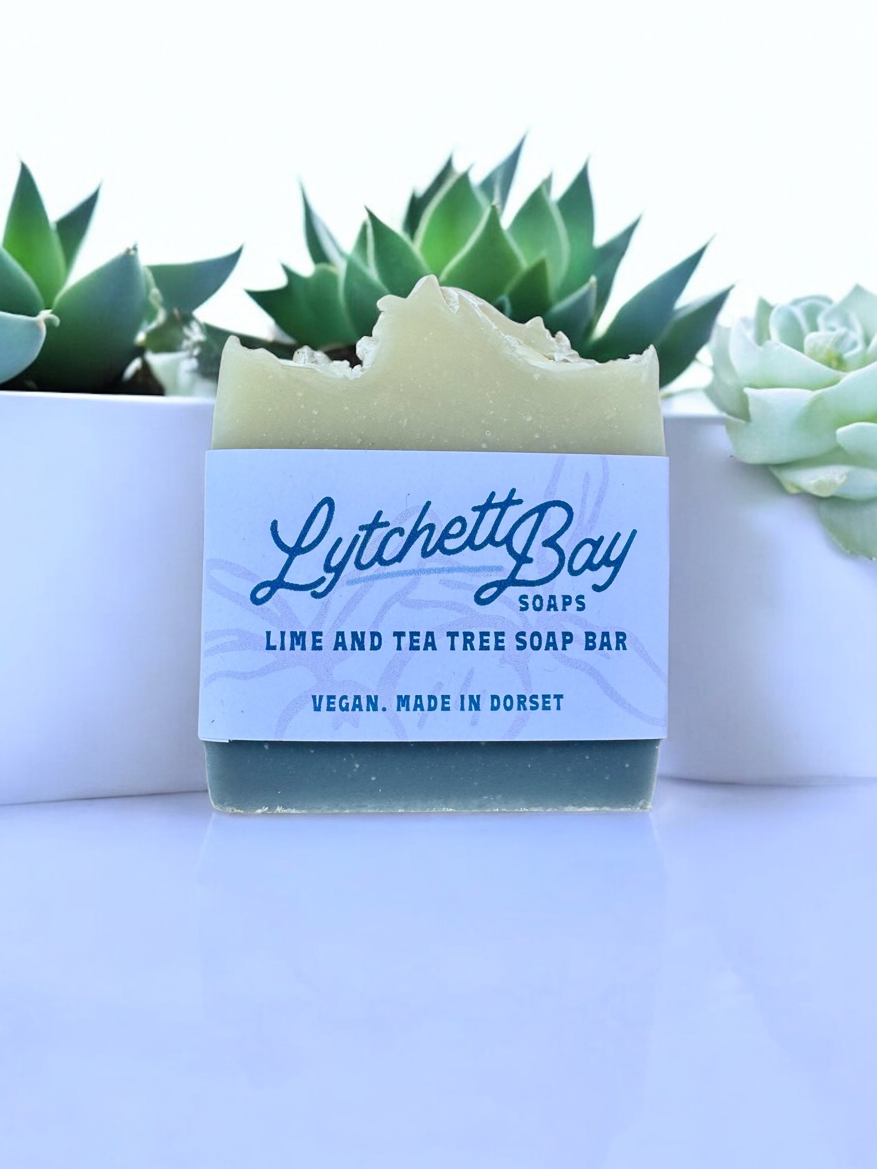 Lime & Tea Tree Soap Bar ~ with Green Clay & Activated Charcoal