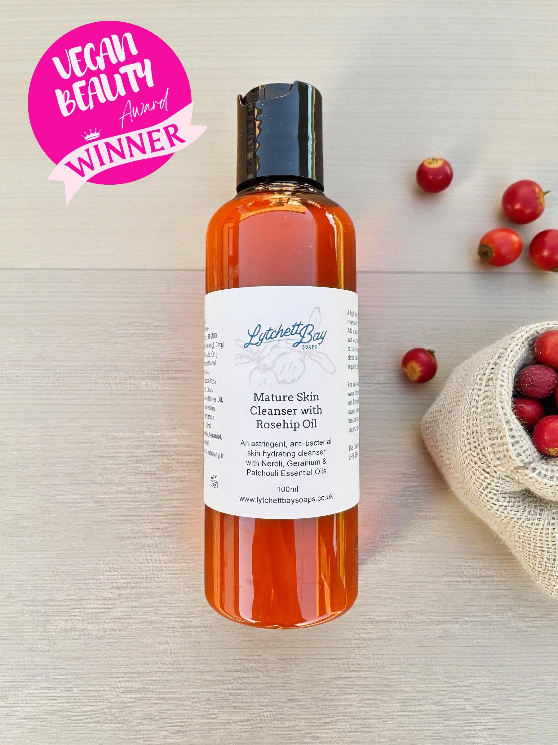 Mature Skin Cleanser with Rosehip Oil - 100ml
