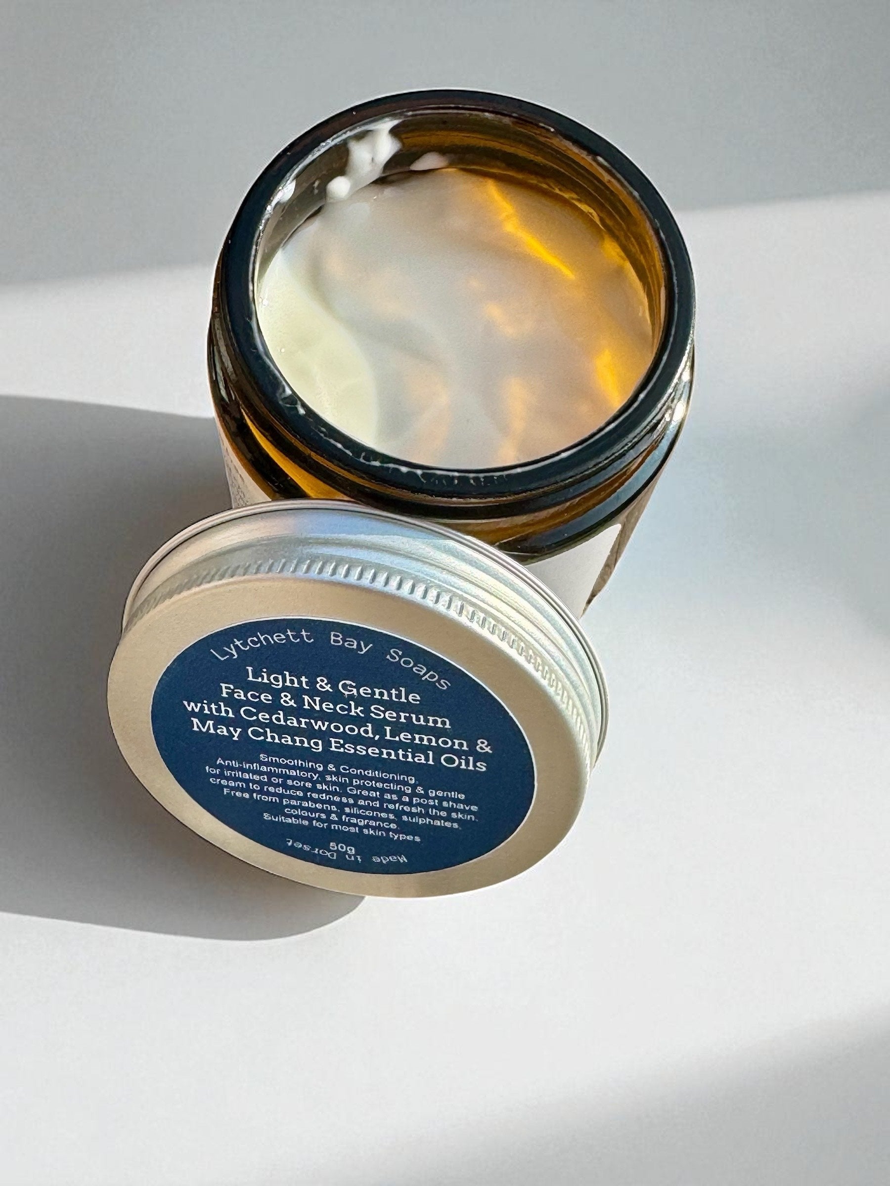 Light & Gentle Face and Neck Serum - with Cedarwood, Lemon and May Chang 50g