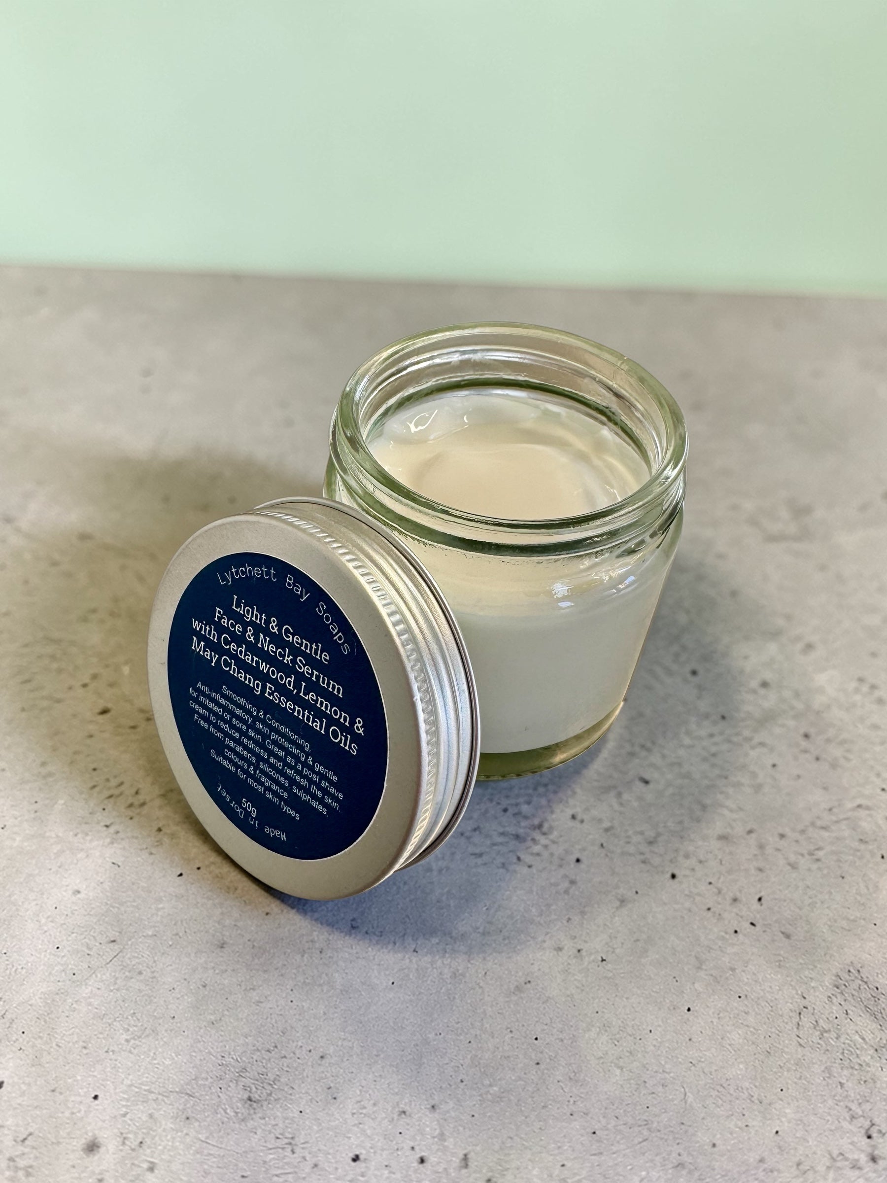 Light & Gentle Face and Neck Serum - with Cedarwood, Lemon and May Chang 50g