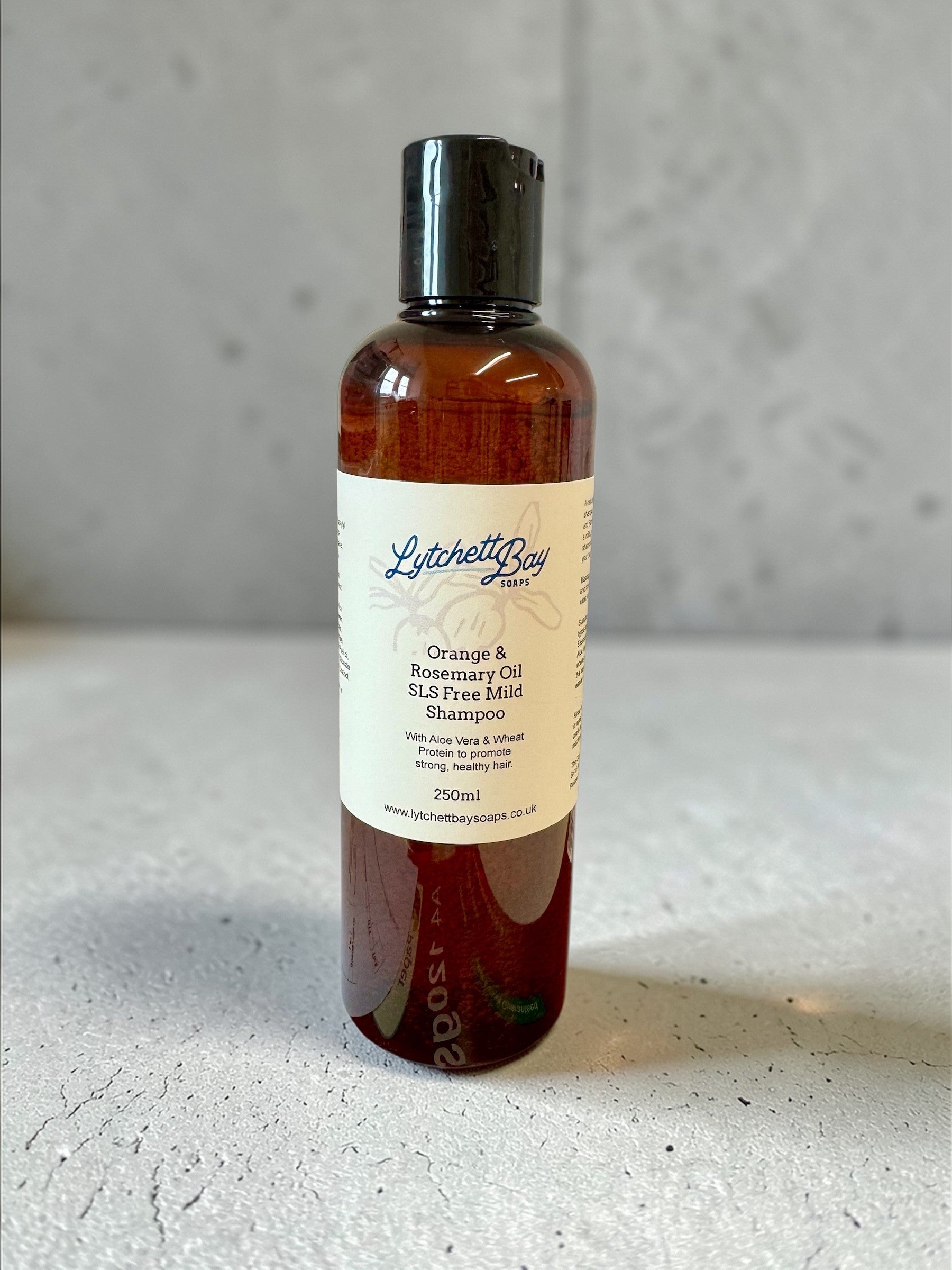 Orange and Rosemary Oil SLS free Mild Shampoo 250ml