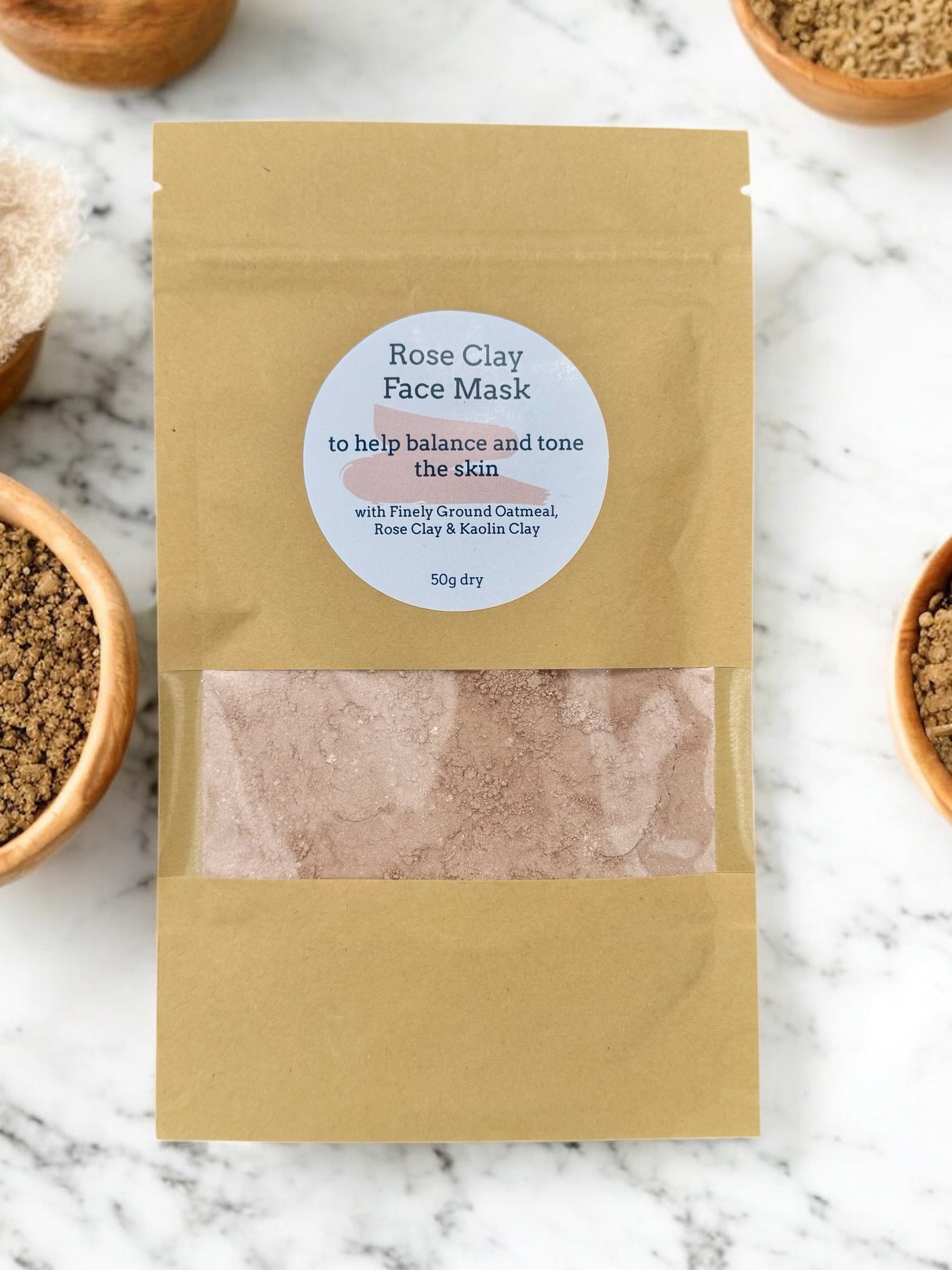 Rose Clay Face Mask - 50g