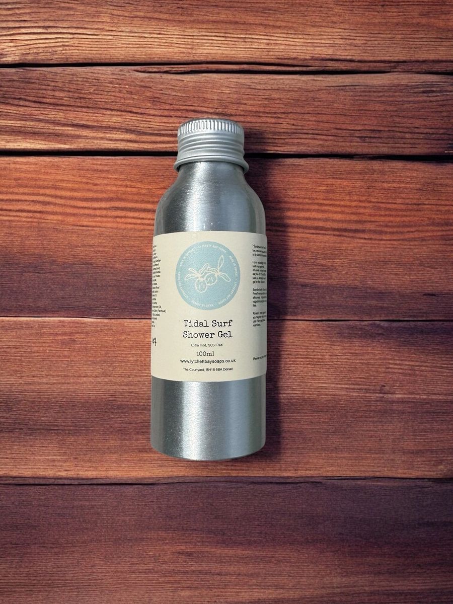 Tidal Surf Shower Gel - Cedarwood, Frankincense, Lime, Peppermint and Patchouli, 100ml