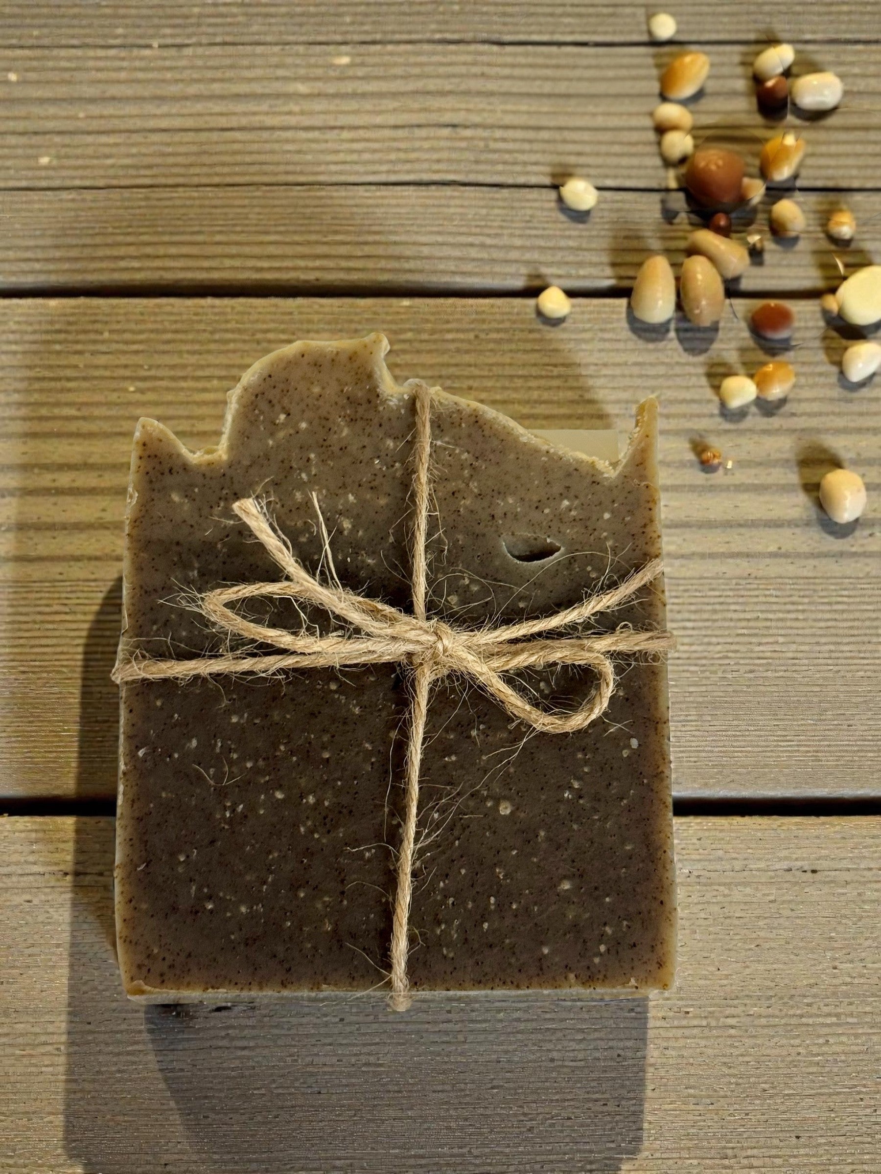 Seaweed and Hemp Soap Bar with Cedar, Pine and Eucalyptus Oils 100g